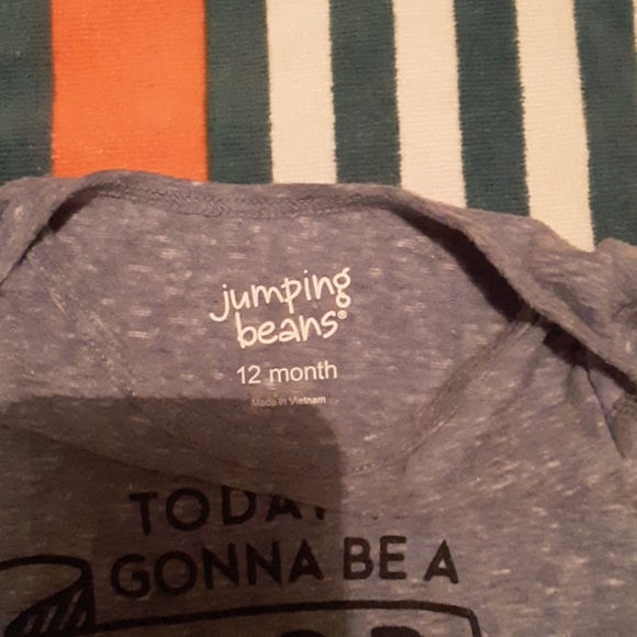 Lot of 2 onesies 12 and 18 months blue - Picture 2 of 5